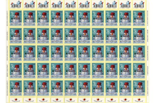 #4496 Hungary - 2018 Christmas, Sheet of 50 (MNH)