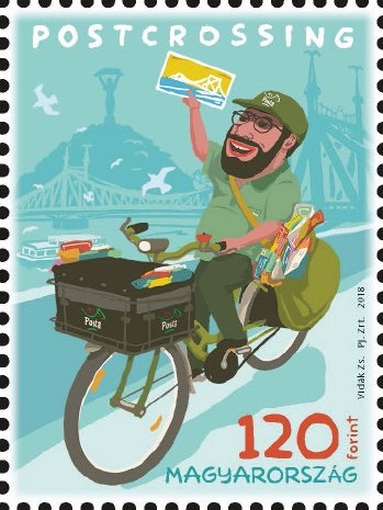 #4455 Hungary - 2018 Postcrossing (MNH)