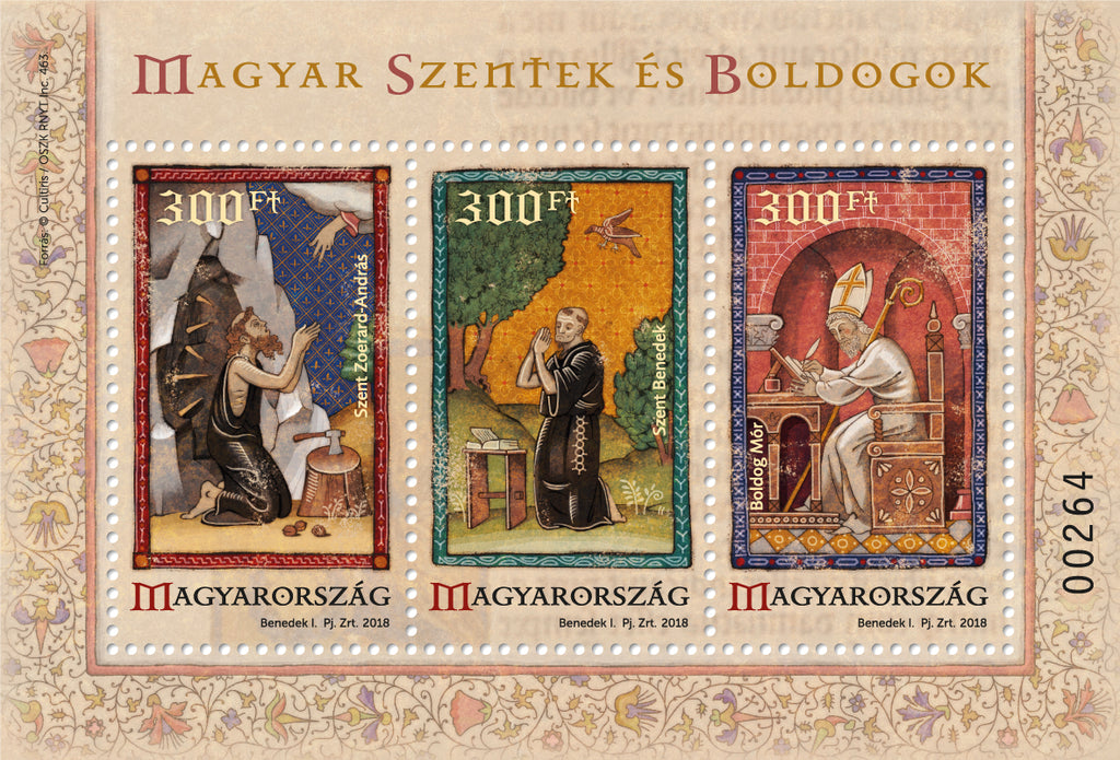 #4491 Hungary - 2018 Saints and Blesseds VI S/S (MNH)