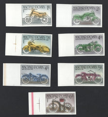 #2963-2963 Hungary - Motorcycle Centenary, Imperf. Set of 7 (MNH)