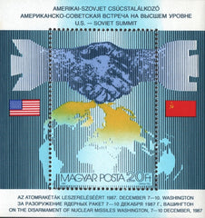 #3101 Hungary - U.S. - Soviet Summit S/S (MNH)