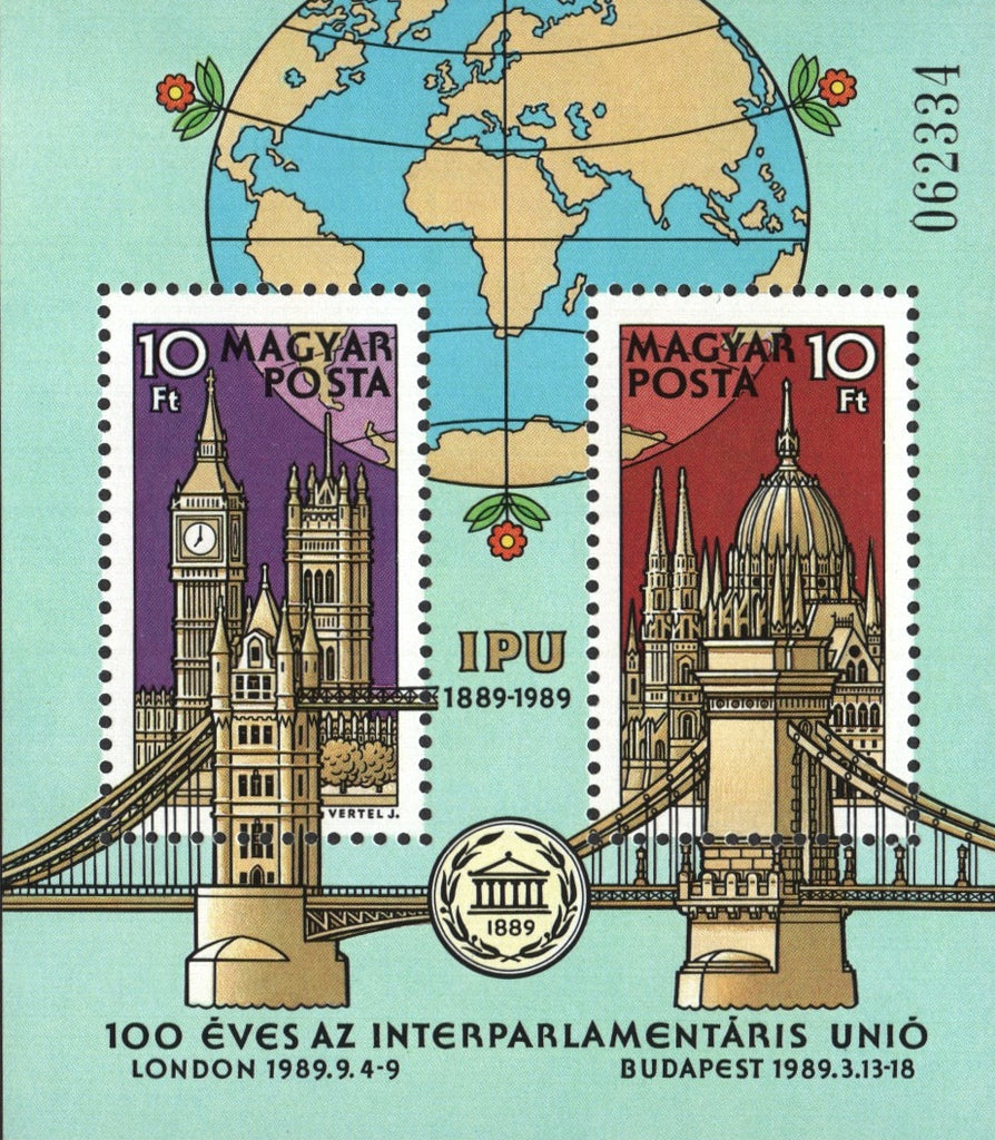 #3169 Hungary - Interparliamentary Union, Cent. S/S (MNH)