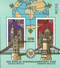 #3169 Hungary - Interparliamentary Union, Cent. S/S (MNH)