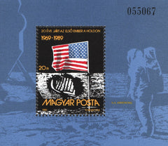#3186 Hungary - 1st Moon Landing, 20th Anniv. S/S (MNH)