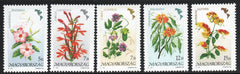 #3278-3282 Hungary - Flowers of the Continents Type (MNH)