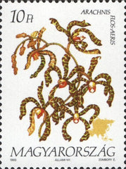 #3377-3380 Hungary - Flowers of the Continents Type of 1990 (MNH)