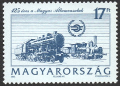 #3396 Hungary - Hungarian State Railways, 125th Anniv. (MNH)