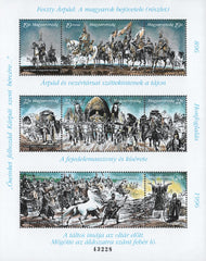 #3442B Hungary - Creation of Magyar Hungary, 1100th Anniv. S/S (MNH)