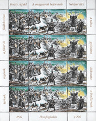 #3442a Hungary - Creation of Magyar Hungary, 1100th Anniv. M/S (MNH)