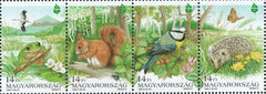 #3495a Hungary - European Nature Conservation Year, Strip of 4 (MNH)
