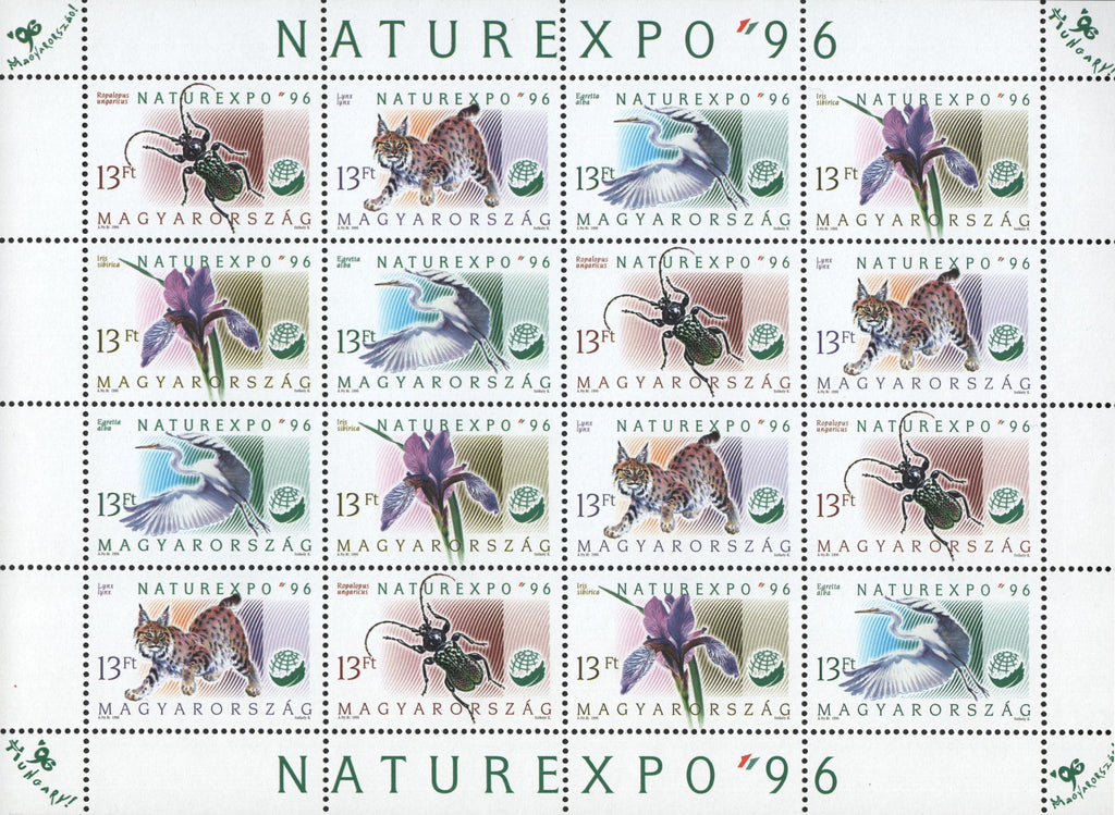 #3541a Hungary - Nature Expo '96 M/S (MNH)
