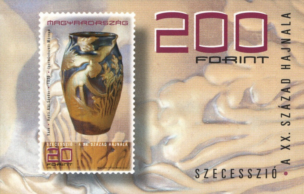 #3602 Hungary - Art Nouveau, Ceramics, Complete Booklet (MNH)