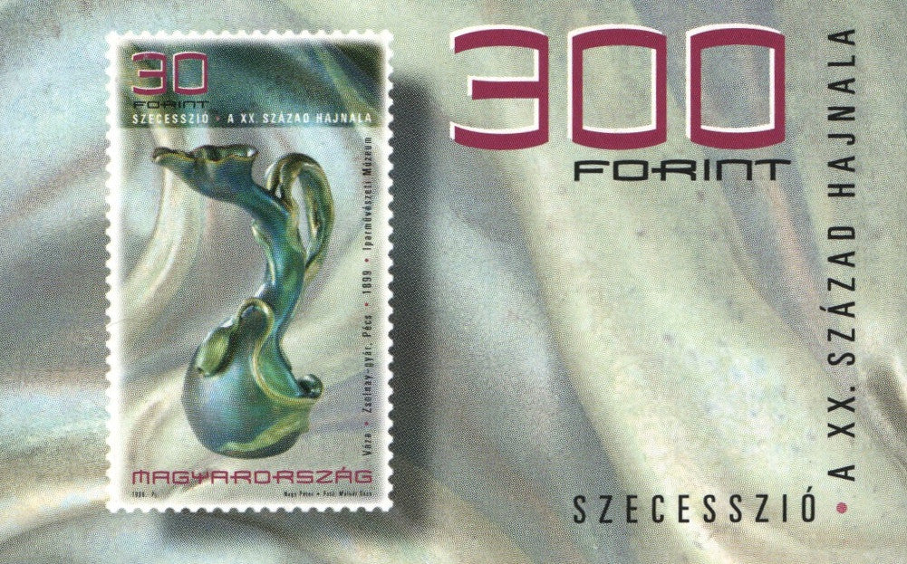 #3604 Hungary - Art Nouveau, Ceramics, Complete Booklet (MNH)