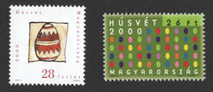 #3687-3688 Hungary - 2000 Easter (MNH)