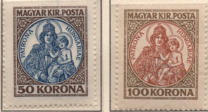 #378-387 Hungary - Madonna and Child (MNH)