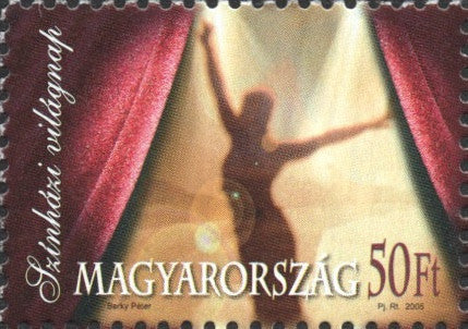#3925 Hungary - 2005 World Theater Day (MNH)