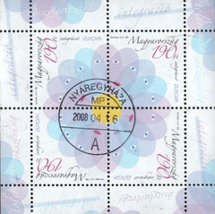 #3983 Hungary - 2006 Europa: Integration, Sheet of 4 (Used)
