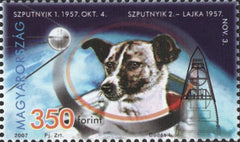 #4009 Hungary - Launch of Sputnik 1 and Sputnik 2, 50th Anniv. (MNH)