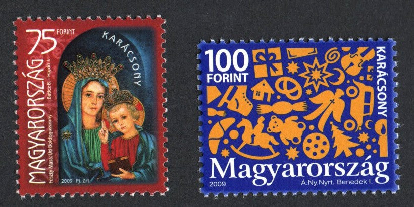 #4139-4140 Hungary - 2009 Christmas, Set of 2 (MNH)