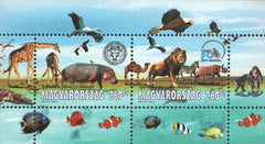#4089 Hungary - Debrecen and Veszprém Zoos, 50th Anniv. S/S (MNH)