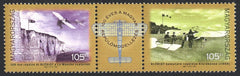 #4107 Hungary - 1909 Flights of Louis Blériot, Cent., Pair (MNH)