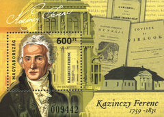 #4123 Hungary - Ferenc Kazinczy S/S (MNH)