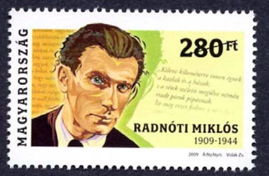 #4125 Hungary - Miklós Radnóti, Poet (MNH)