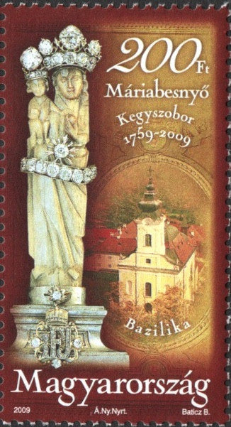 #4132 Hungary - Discovery of Statue of Virgin Mary, Máriabesnyő (MNH)