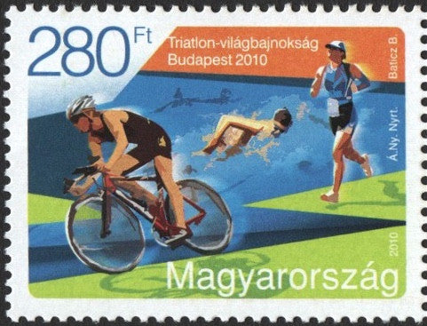 #4170 Hungary - World Triathlon Championships, Budapest (MNH)