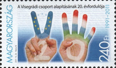 #4183 Hungary - Visegrad Group, 20th Anniv. (MNH)