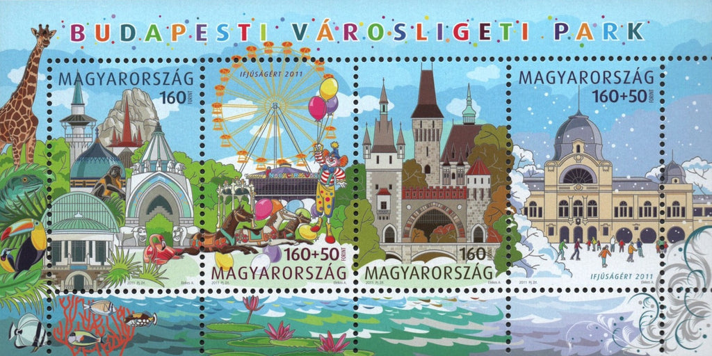 #4195 Hungary - City Park, Budapest M/S (MNH)