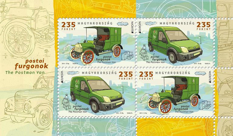 #4282 Hungary - 2013 Europa: The Postman Van M/S (MNH)