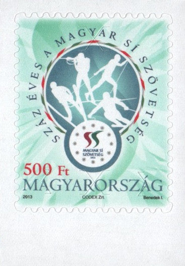 #4290 Hungary - Hungarian Skiing Association, Cent. (MNH)