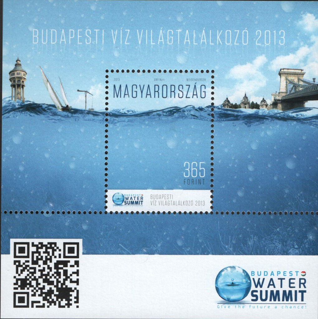 #4297 Hungary - Budapest Water Summit S/S (MNH)