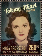 #4307 Hungary - Klari Tolnay, Actress, Single (Used)