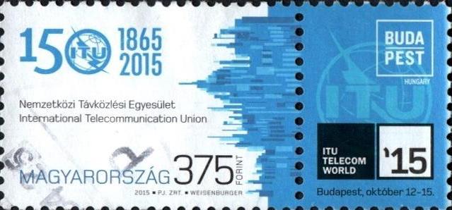 #4368 Hungary - International Telecommunication Union, 150th Anniv. (Used)