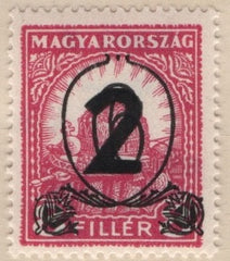#466-467 Hungary - Nos. 451 and 454 Surcharged (MNH)