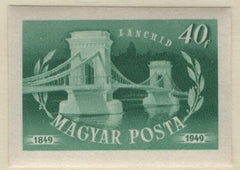 #861-863, C64-C65 Hungary - Chain Bridge, Imperf (MNH)