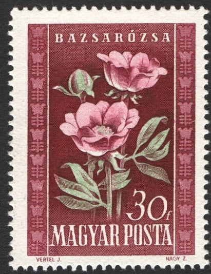 #906-910 Hungary - Flowers (MNH)