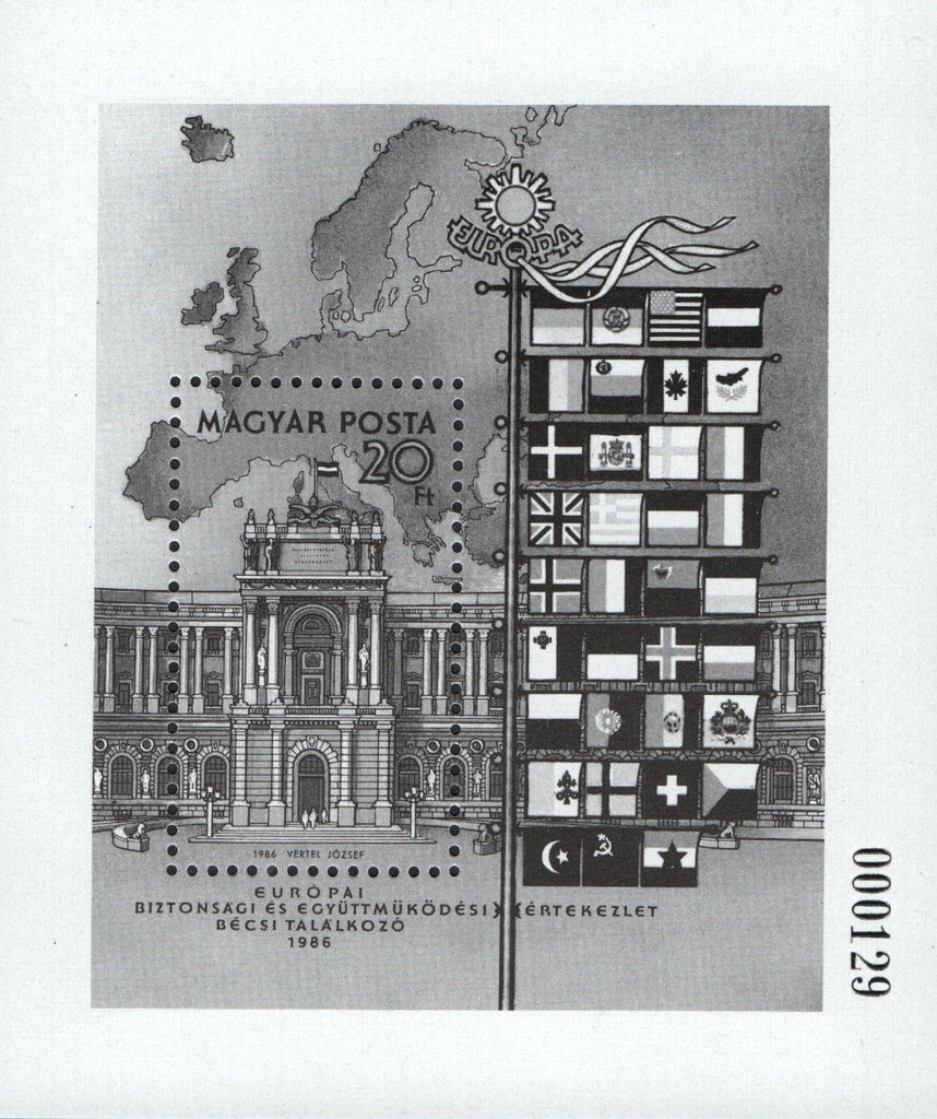 #3005 Hungary - (Ajándék) Hofburg Palace S/S (MNH)