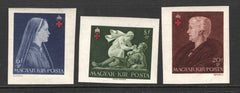 #B148-B150 Hungary - Red Cross, Imperf, Set of 3 (MNH)