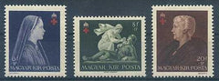 #B148-B150 Hungary - Red Cross, Perf, Set of 3 (MNH)