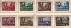 #B198A-B198D, CB1-CB1C Hungary - F. D. Roosevelt, Set of 8 (MNH)