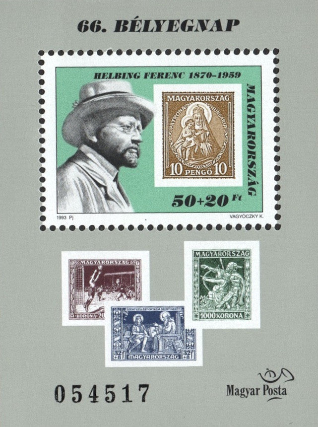 #B354 Hungary - Stamp Day S/S (MNH)