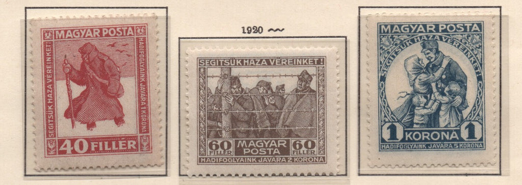 #B69a-B71 Hungary - Prisoners of War (MNH)