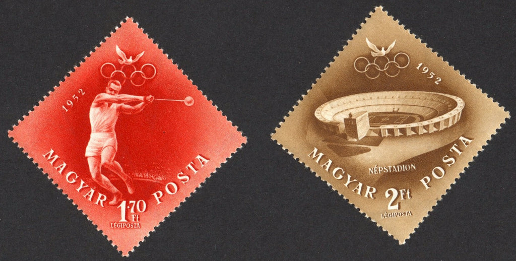 #C107-C108 Hungary - 1952 Olympic Games Type (MNH)
