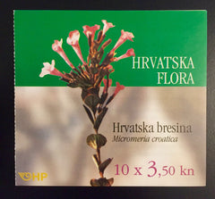 #432c Croatia - Flora, Complete Booklet (MNH)