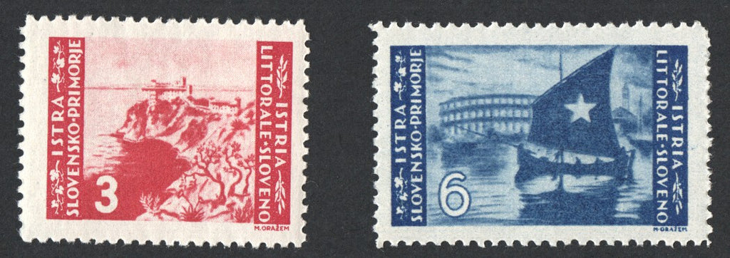 #40-41 Istria - Types of 1945 (MLH)