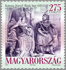 #4345 Hungary - Bank Ban, Play by Jozsef Katona, 200th Anniv. (MNH)