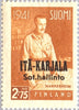 #N16-N21 Russia - Karelia: Mannerheim Type of Finland Overprinted (MNH)